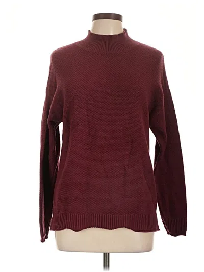 Pre-owned Merokeety Turtleneck Sweater In Burgundy
