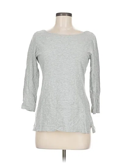 Pre-owned Merona 3/4 Sleeve T-shirt In Gray