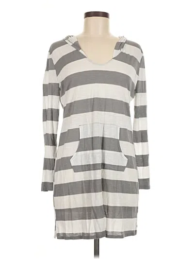 Pre-owned Merona 3/4 Sleeve T-shirt In Gray