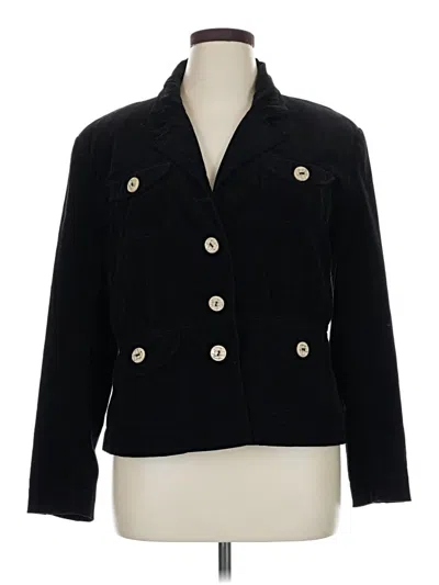 Pre-owned Merona Blazer Jacket In Black