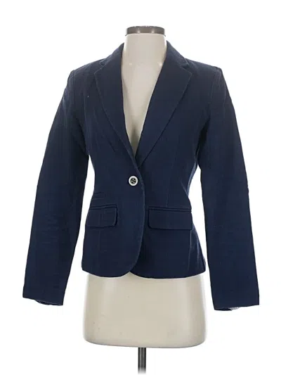 Pre-owned Merona Blazer Jacket In Blue