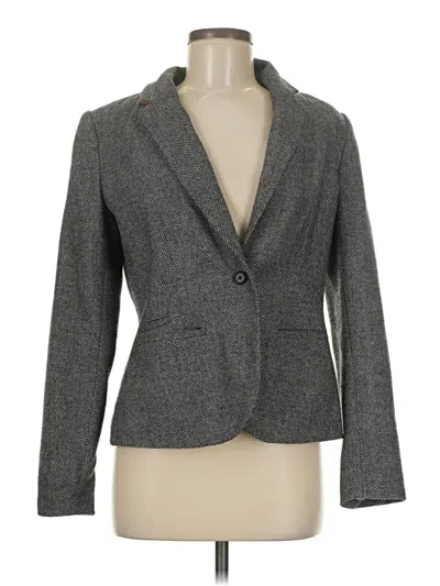 Pre-owned Merona Blazer Jacket In Gray
