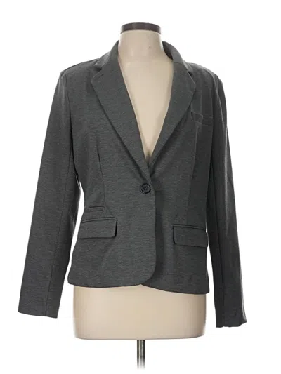 Pre-owned Merona Blazer Jacket In Gray