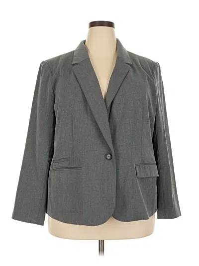 Pre-owned Merona Blazer Jacket In Gray