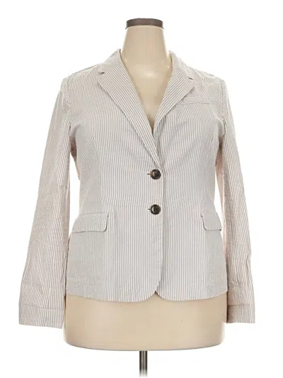 Pre-owned Merona Blazer Jacket In Gray