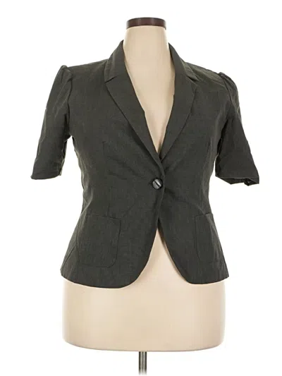 Pre-owned Merona Blazer Jacket In Gray