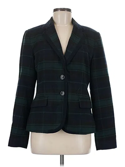 Pre-owned Merona Blazer Jacket In Green