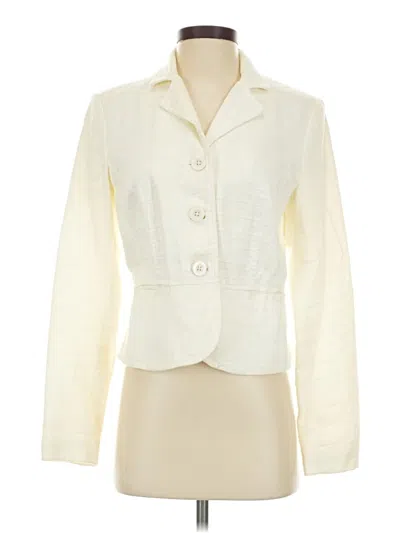 Pre-owned Merona Blazer Jacket In Ivory