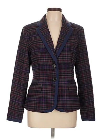 Pre-owned Merona Blazer Jacket In Purple