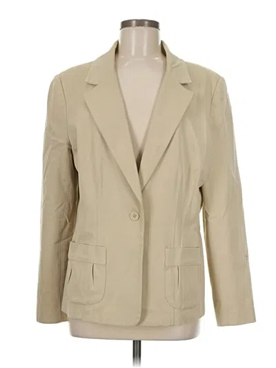 Pre-owned Merona Blazer Jacket In Tan