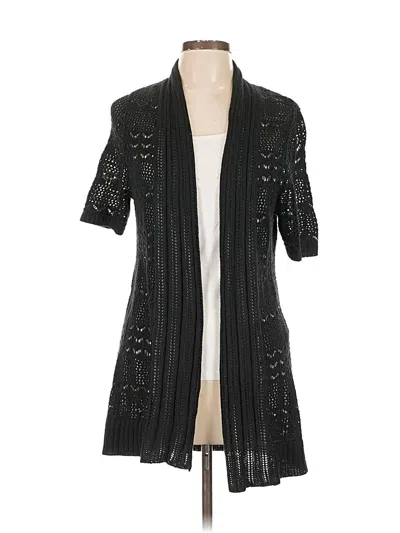 Pre-owned Merona Cardigan Sweater In Black