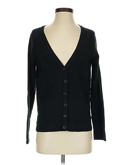 Pre-owned Merona Cardigan Sweater In Black