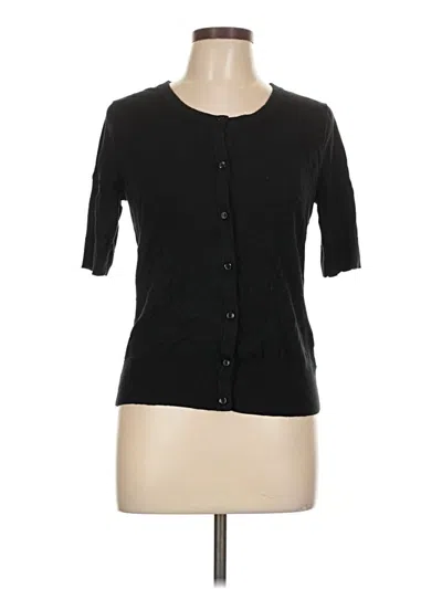 Pre-owned Merona Cardigan Sweater In Black
