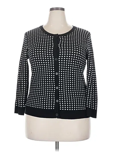 Pre-owned Merona Cardigan Sweater In Black