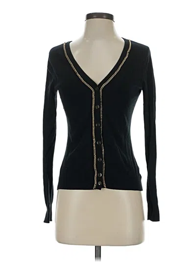 Pre-owned Merona Cardigan Sweater In Black