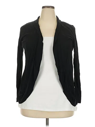 Pre-owned Merona Cardigan Sweater In Black