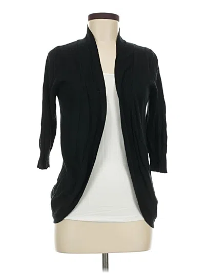 Pre-owned Merona Cardigan Sweater In Black