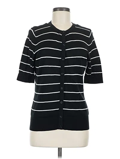 Pre-owned Merona Cardigan Sweater In Black
