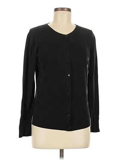 Pre-owned Merona Cardigan Sweater In Black