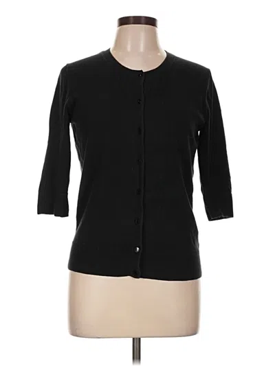 Pre-owned Merona Cardigan Sweater In Black