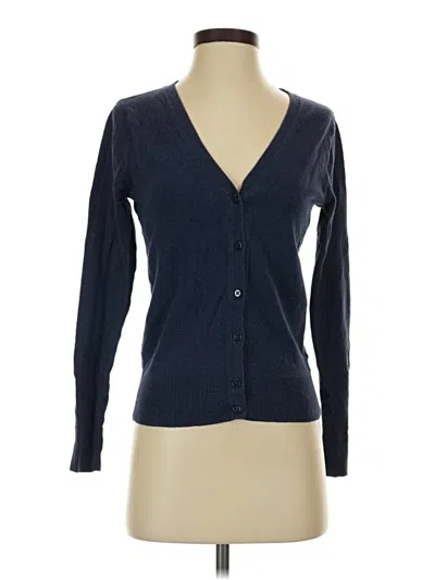 Pre-owned Merona Cardigan Sweater In Blue