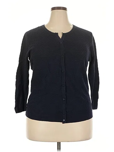 Pre-owned Merona Cardigan Sweater In Blue
