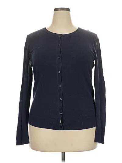 Pre-owned Merona Cardigan Sweater In Blue