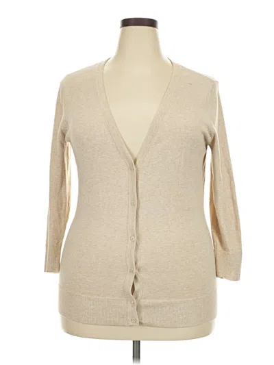 Pre-owned Merona Cardigan Sweater In Brown