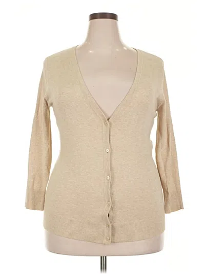 Pre-owned Merona Cardigan Sweater In Brown