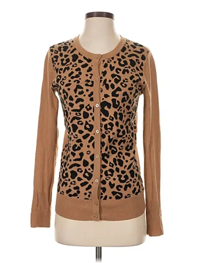 Pre-owned Merona Cardigan Sweater In Brown