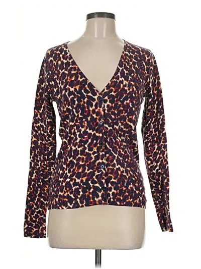 Pre-owned Merona Cardigan Sweater In Brown