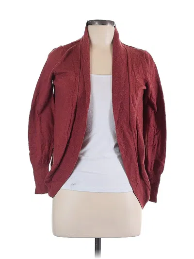 Pre-owned Merona Cardigan Sweater In Burgundy