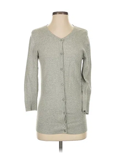 Pre-owned Merona Cardigan Sweater In Gray