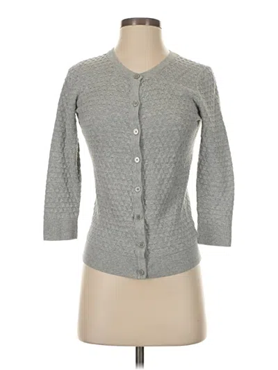 Pre-owned Merona Cardigan Sweater In Gray