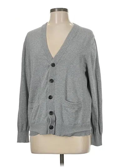 Pre-owned Merona Cardigan Sweater In Gray