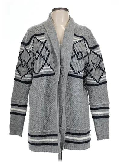 Pre-owned Merona Cardigan Sweater In Gray