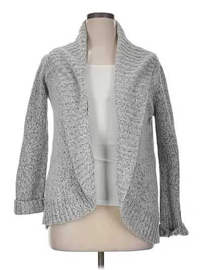 Pre-owned Merona Cardigan Sweater In Gray
