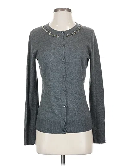 Pre-owned Merona Cardigan Sweater In Gray