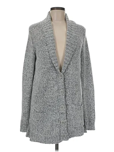 Pre-owned Merona Cardigan Sweater In Gray