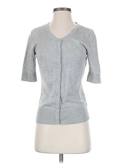 Pre-owned Merona Cardigan Sweater In Gray
