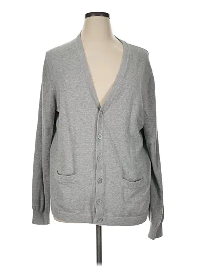 Pre-owned Merona Cardigan Sweater In Gray