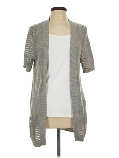 Pre-owned Merona Cardigan Sweater In Gray