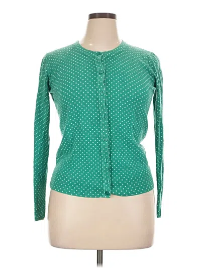 Pre-owned Merona Cardigan Sweater In Green
