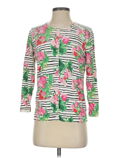 Pre-owned Merona Cardigan Sweater In Green