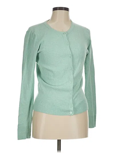 Pre-owned Merona Cardigan Sweater In Green