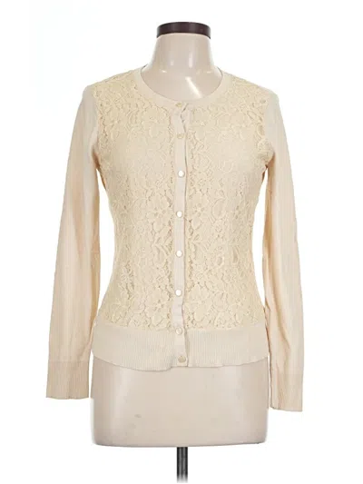 Pre-owned Merona Cardigan Sweater In Ivory
