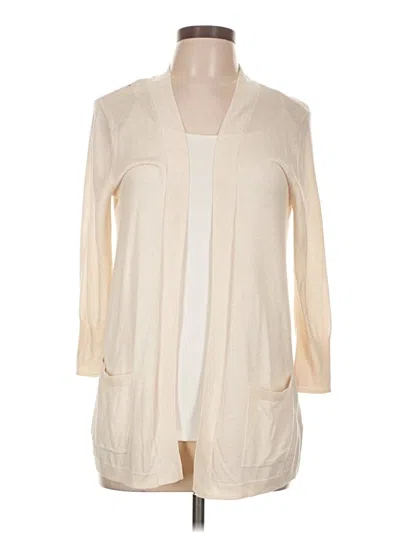 Pre-owned Merona Cardigan Sweater In Ivory