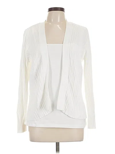 Pre-owned Merona Cardigan Sweater In Ivory
