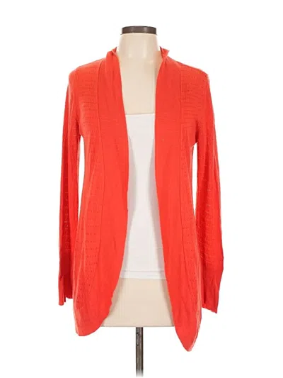 Pre-owned Merona Cardigan Sweater In Orange