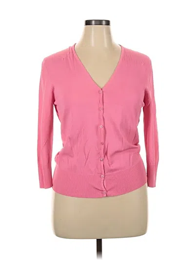 Pre-owned Merona Cardigan Sweater In Pink